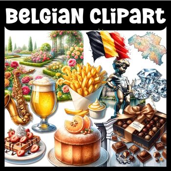 Preview of Belgian Clipart, Belgium Clipart, Belgique Clipart