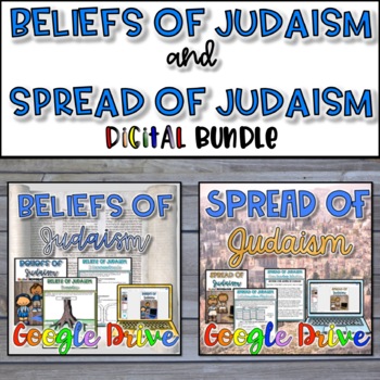 Preview of Beliefs of Judaism and Spread of Judaism Bundle - Digital