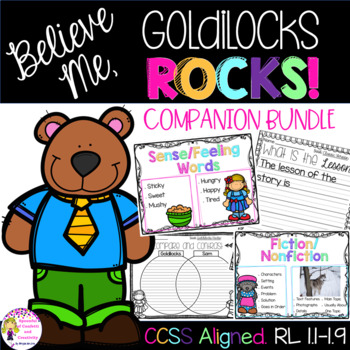 Preview of Believe Me, Goldilocks Rocks! Companion Packet