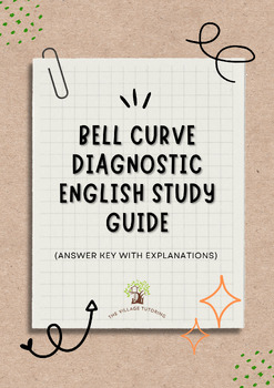 Preview of Bell Curve Diagnostic English Study Guide (ANSWER KEY WITH EXPLANATIONS!)