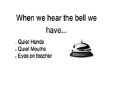Bell Poster for Student Attention
