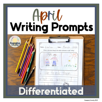 Preview of Differentiated Spring Morning Center Activities & April Daily 5 Journal Prompts