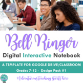 Bell Ringer Digital Interactive Notebook: Using Google Cla