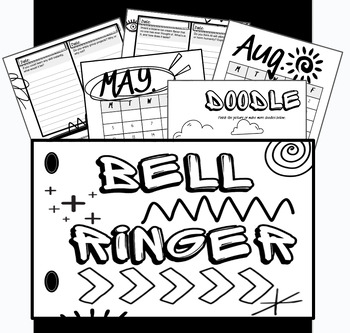 Preview of Bell Ringer Doodle Journal