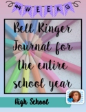 Bell Ringer Journal for the ENTIRE school year - 44 weeks/