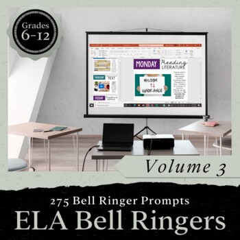 Preview of ELA Bell Ringer Journal for the Entire School Year: Volume 3 PRESENTATION FORM