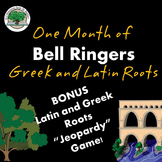 Bell Ringers One Month of Lessons Greek and Latin Roots Secondary