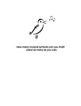 Preview of Bell Ringer - Music Symbols Bird