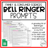 Bell Ringer Prompts | Class Starter Questions | Growing Li