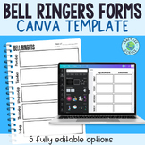 Bell Ringer Template - Student Form