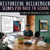 Bell Ringer World History Presentation for Back to School 