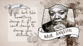 Bell Ringers - Maya Angelou - Women's History Month - Blac