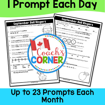 Morning Bell Ringers for 2nd Grade by Coach's Corner | TpT