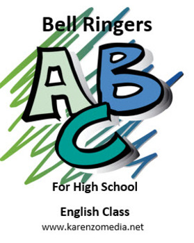 Preview of Bell Ringers for High School English Class