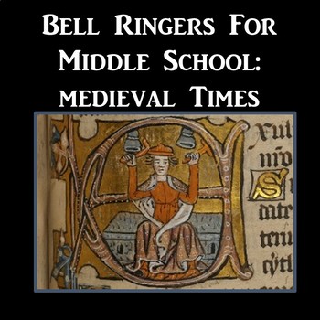 Preview of Bell Ringers for Middle School: Medieval Times (Powerpoint) (Middle Ages)