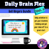 Bell Ringers for Science BUNDLE: Daily Brain Flex, Vol. 2