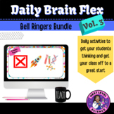 Bell Ringers for Science BUNDLE: Daily Brain Flex, Vol. 3