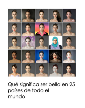 Preview of Belleza y estética: Comparación Cultural | Definition of beauty around the world