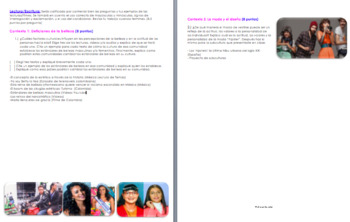 Preview of Belleza y estética Final Unit Exam for AP Spanish Language and Culture