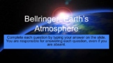 Bellringer: Earth's Atmosphere 