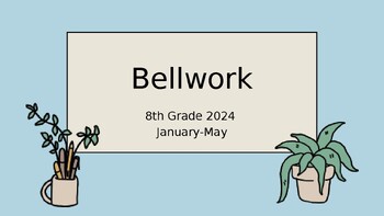 Preview of Bellwork (Editable); Daily Latin and Greek Root Words