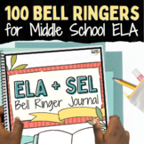 Bellwork for Middle School ELA + SEL - Full Semester