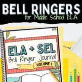 Bellwork for Middle School ELA with SEL