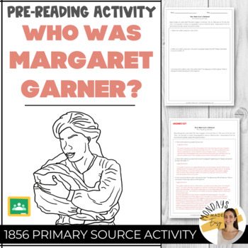 Preview of Beloved by Toni Morrison PRE-READING ACTIVITY Who Is Margaret Garner Article