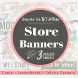 Custom TpT Banners Design for TPT Sellers I Purchase After Deal