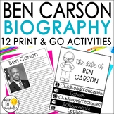 Ben Carson Biography Reading Passages Activities Black His
