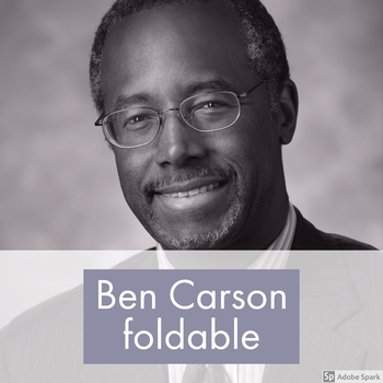 Preview of Ben Carson Foldable - Black History Month