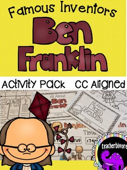 Preview of Ben Franklin Activity Pack {Kindergarten/First Grade}