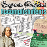 Ben Franklin Accomplishments Hands-On Activity, Poem Optio