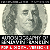 Ben Franklin’s Autobiography, Informational Text, Franklin Aphorisms, 13 Virtues