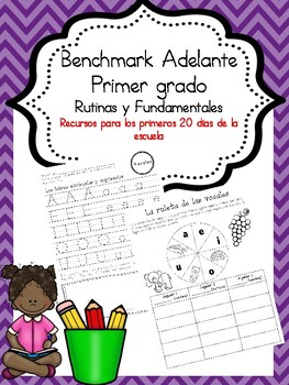 Preview of Supplemental 1st Grade Phonics Benchmark Adelante Fundamentals and Routines