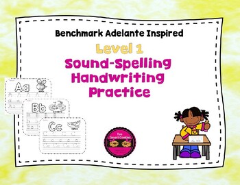 Preview of Benchmark Adelante Sound-Spelling Handwriting Level 1