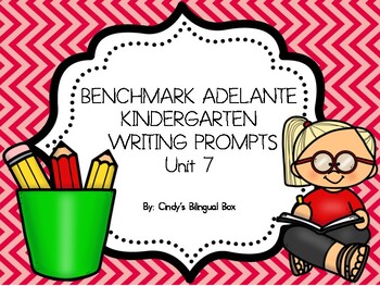 Preview of Benchmark Adelante Kindergarten Writing Unit 7