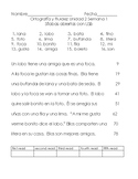 Benchmark Adelante Unit 2 Spelling and Fluency