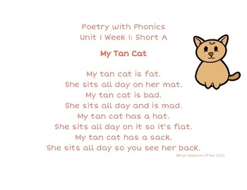 Preview of Benchmark Advance Fluency Poems 1st grade Units 1-5