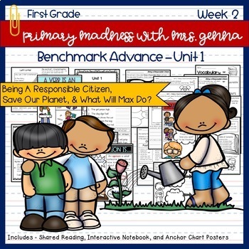 Preview of Benchmark Advance - 1st Grade UNIT 1 Week 2 with Depth and Complexity 