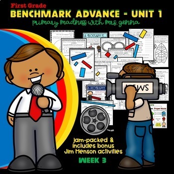 Preview of Benchmark Advance - 1st Grade UNIT 1 Week 3 with Depth and Complexity 