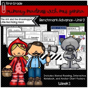 Preview of Benchmark Advance - 1st Grade UNIT 2 Week 1 with Depth and Complexity
