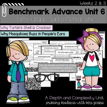 Preview of Benchmark Advance - 1st Grade UNIT 6 Weeks 2 & 3 with Depth and Complexity 