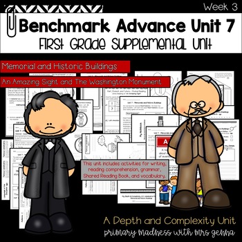Preview of Benchmark Advance - 1st Grade UNIT 7 Week 3 with Depth and Complexity