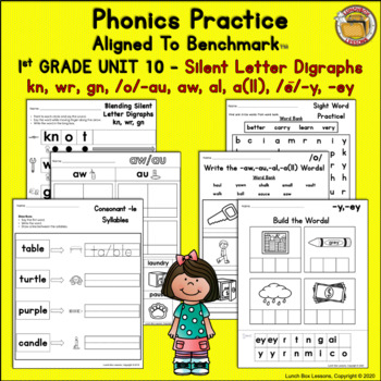 Preview of Benchmark Advance™ Aligned- 1st Grade/Unit 10 Phonics Practice