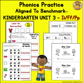 Preview of Benchmark Advance™ Aligned- Kindergarten/Unit 3 Phonics Practice
