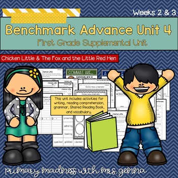 Preview of Benchmark Advance - 1st Grade Unit 4 Weeks 2 & 3 with Depth and Complexity 