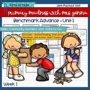 Preview of Benchmark Advance - 1st  UNIT 1 Week 1 with Depth and Complexity 