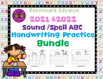 Preview of Benchmark Advance 2021, 2022 Sound-Spelling Handwriting Practice Bundle