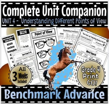 Preview of Benchmark Advance 2022  Grade 4  Unit 4  Complete Unit Companion